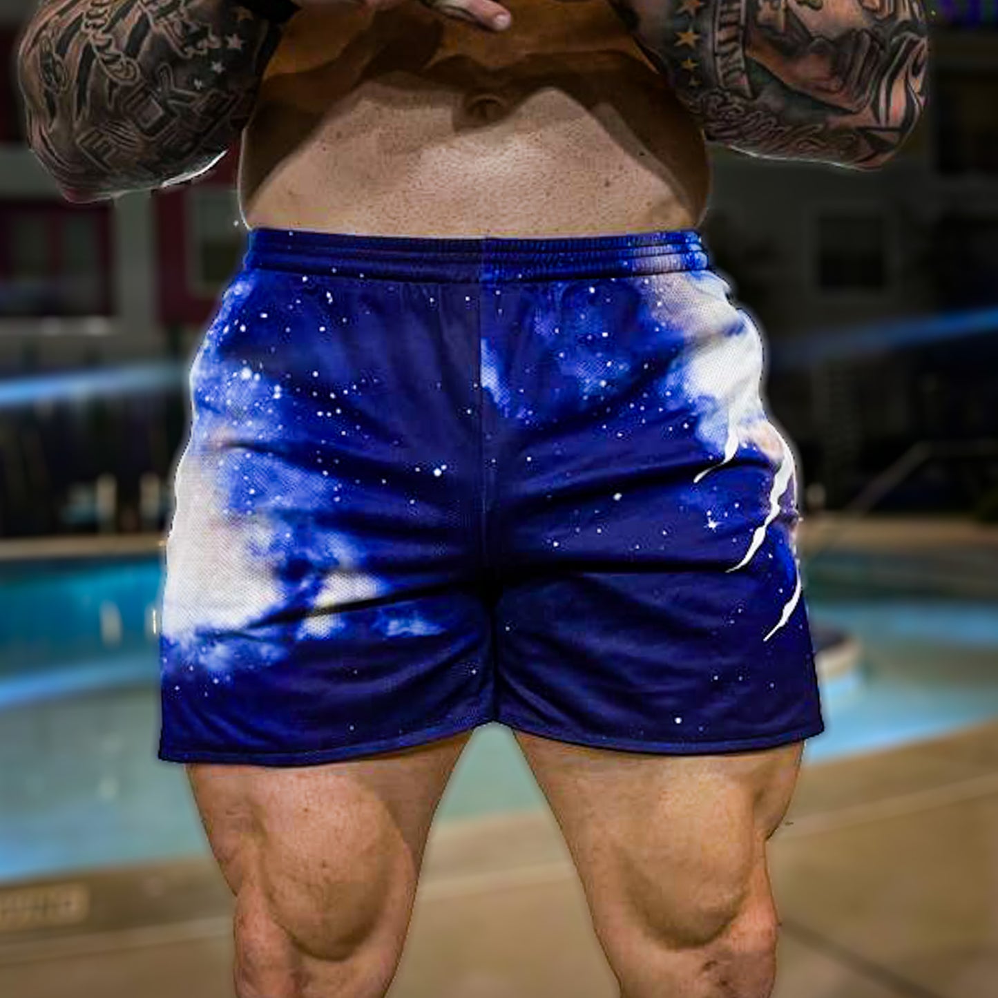 Men's MESH Night Sky Shorts (Pockets)